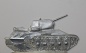 Preview: russischer Panzer T34 - halbfrontal